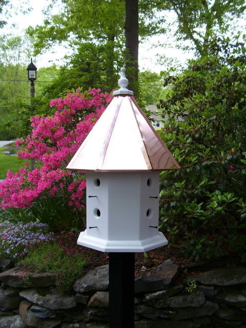 The Maria birdhouse-copper roof