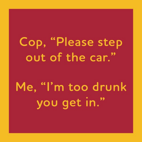 Step Out of Car Coaster