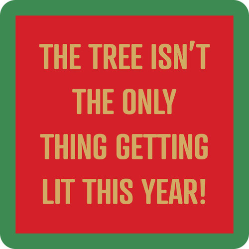 Christmas Lit coaster