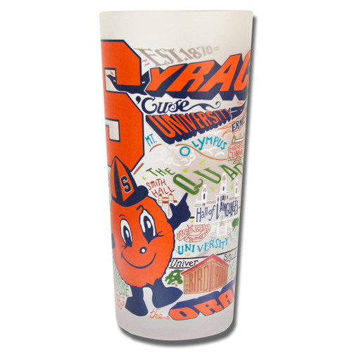Syracuse University Drinking Glass