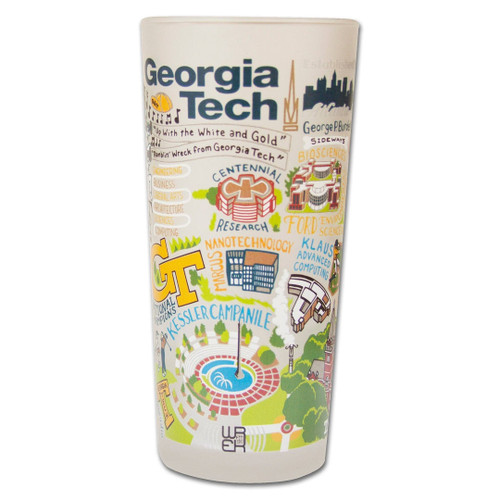 Georgia Tech Drinking Glass