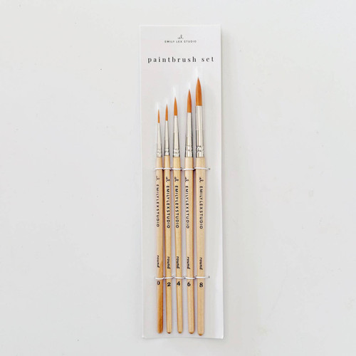 Watercolor Paintbrush Set
