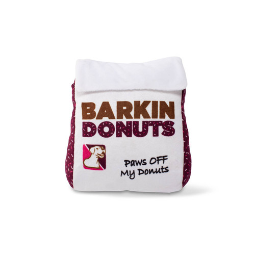 Barkin Donuts Bag Dog Toy