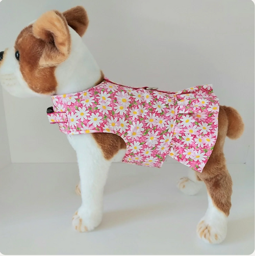 Daisy Harness Vest With Ruffle