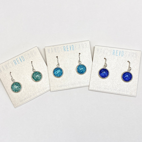 Shimmer Drop Earring-Small