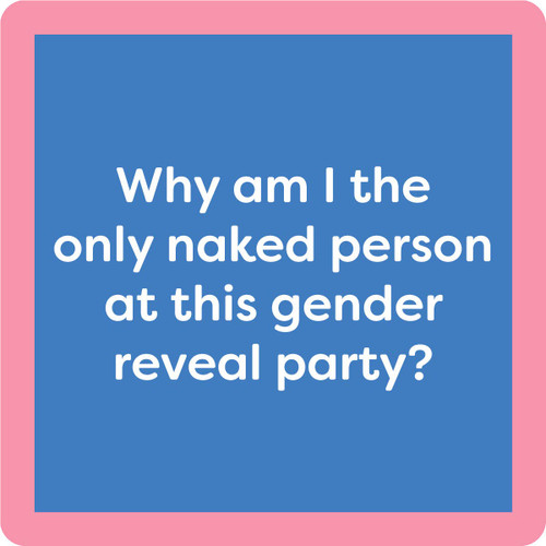 Gender Reveal Coaster