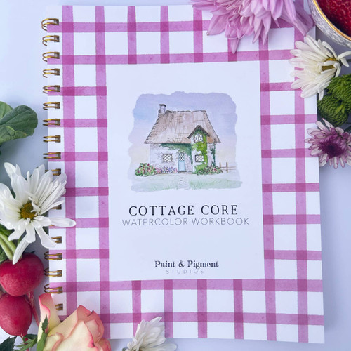 Cottage Core Watercolor Workbook