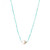 Freshwater Pearl Necklace-Amazonite Freshwater Pearl Necklace-Amazonite