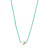 Freshwater Pearl Necklace-Turquoise