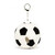 Amuseable Soccer Ball Bag Charm