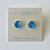 Blue Post Abstract Earrings