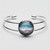 Water Wave Bracelet Bangle-Aqua Sea 