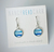 Watercolor Drop Earrings-Blue Breeze Watercolor Drop Earrings-Blue Breeze