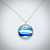 Watercolor Necklace-Blue Breeze