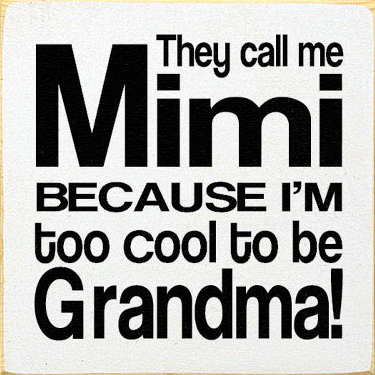 They Call Me Mimi-White/Black