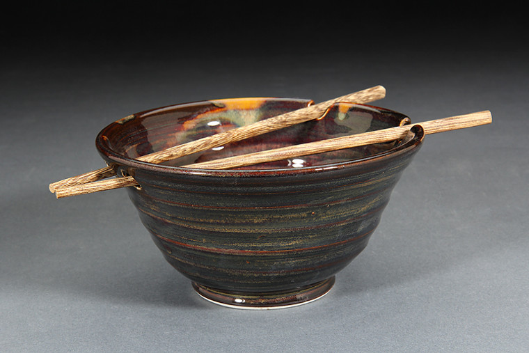 Ramen Bowl-Tortoise Glaze