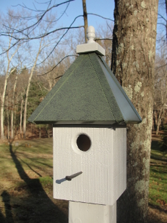 The Stella Birdhouse-Patina Roof