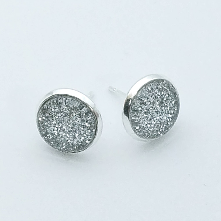 Quartz Post Shimmer Earrings