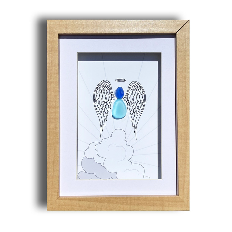 Sea Glass Art Angel