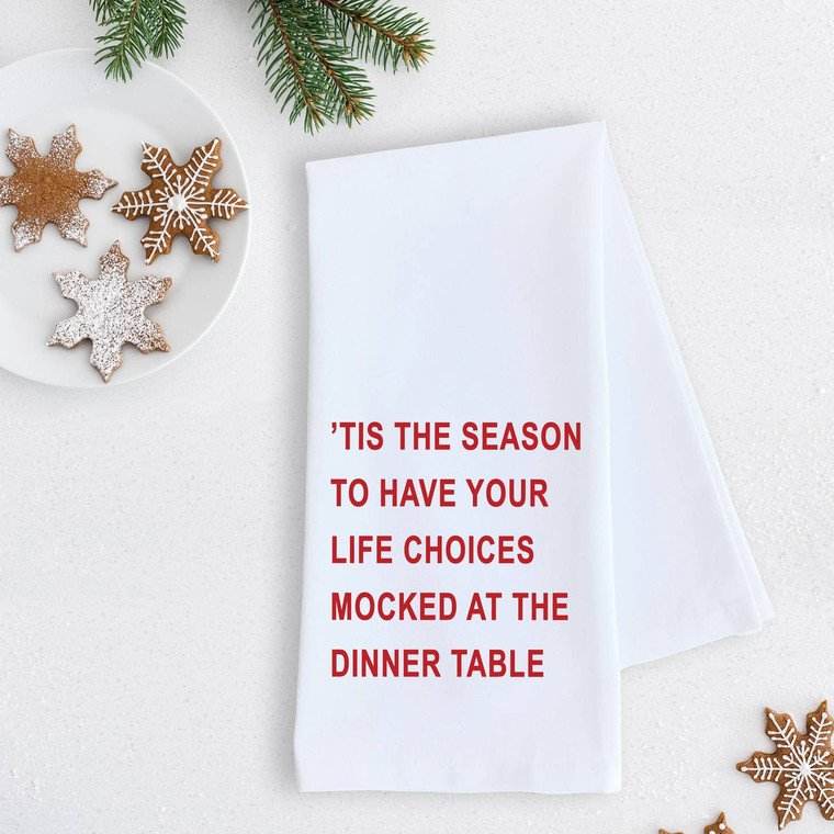 Life Choices Mocked Towel