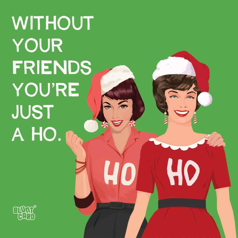 Without Your Friends Beverage Napkins