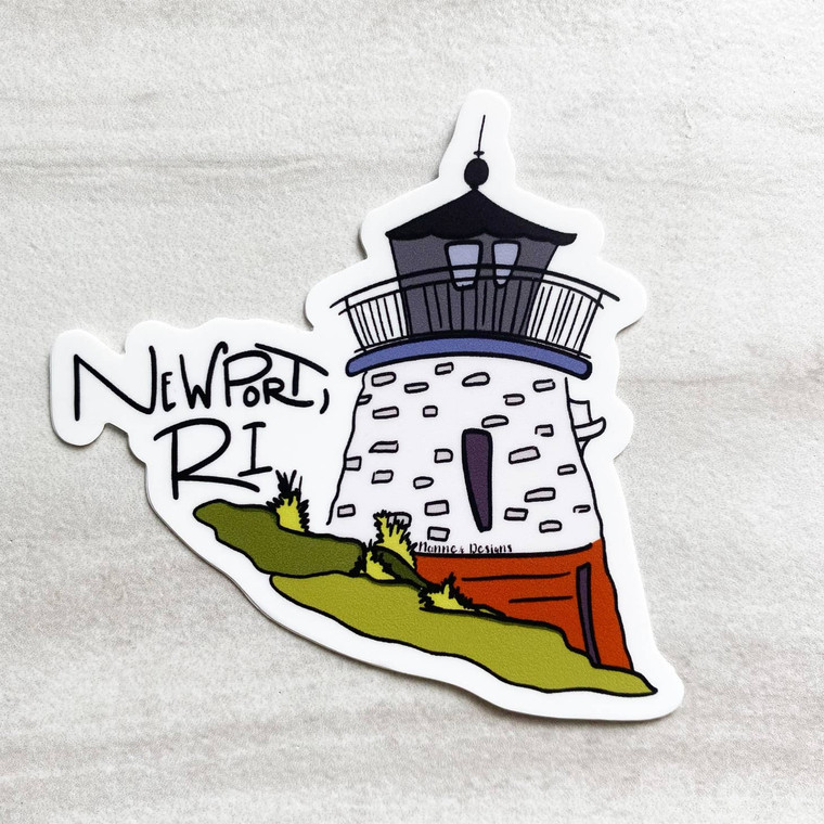 Castle Hill Lighthouse, Newport RI Sticker