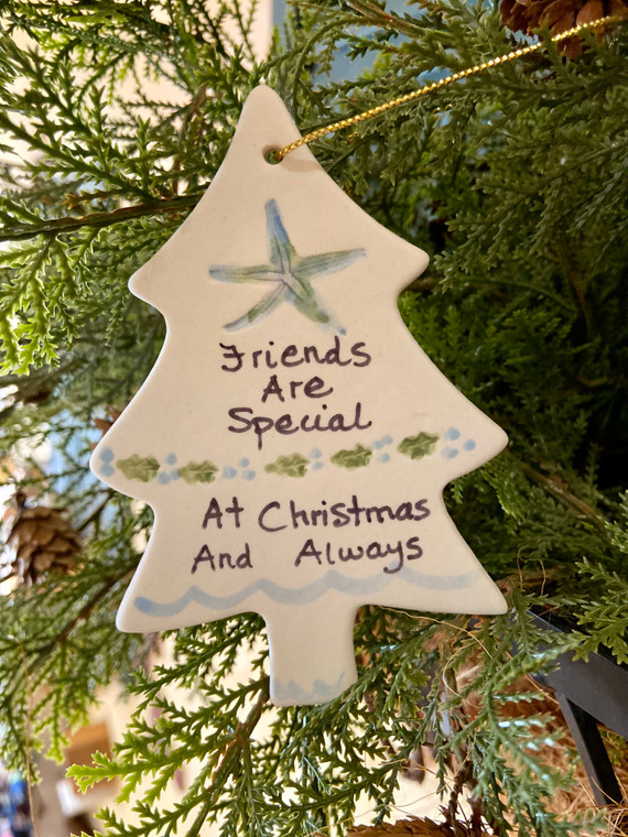 Sakonnet Pottery Friends are Special Ornament