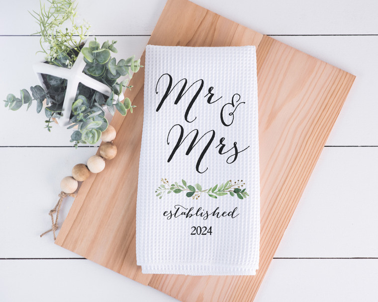 Mr & Mrs Kitchen Towel-2024