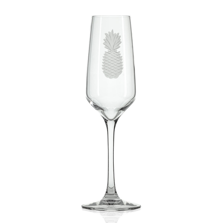 Fresh Pineapple-Champagne Glass