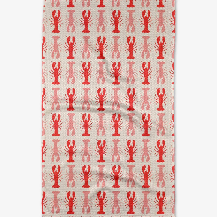 Lobster Stripe Dish Towel