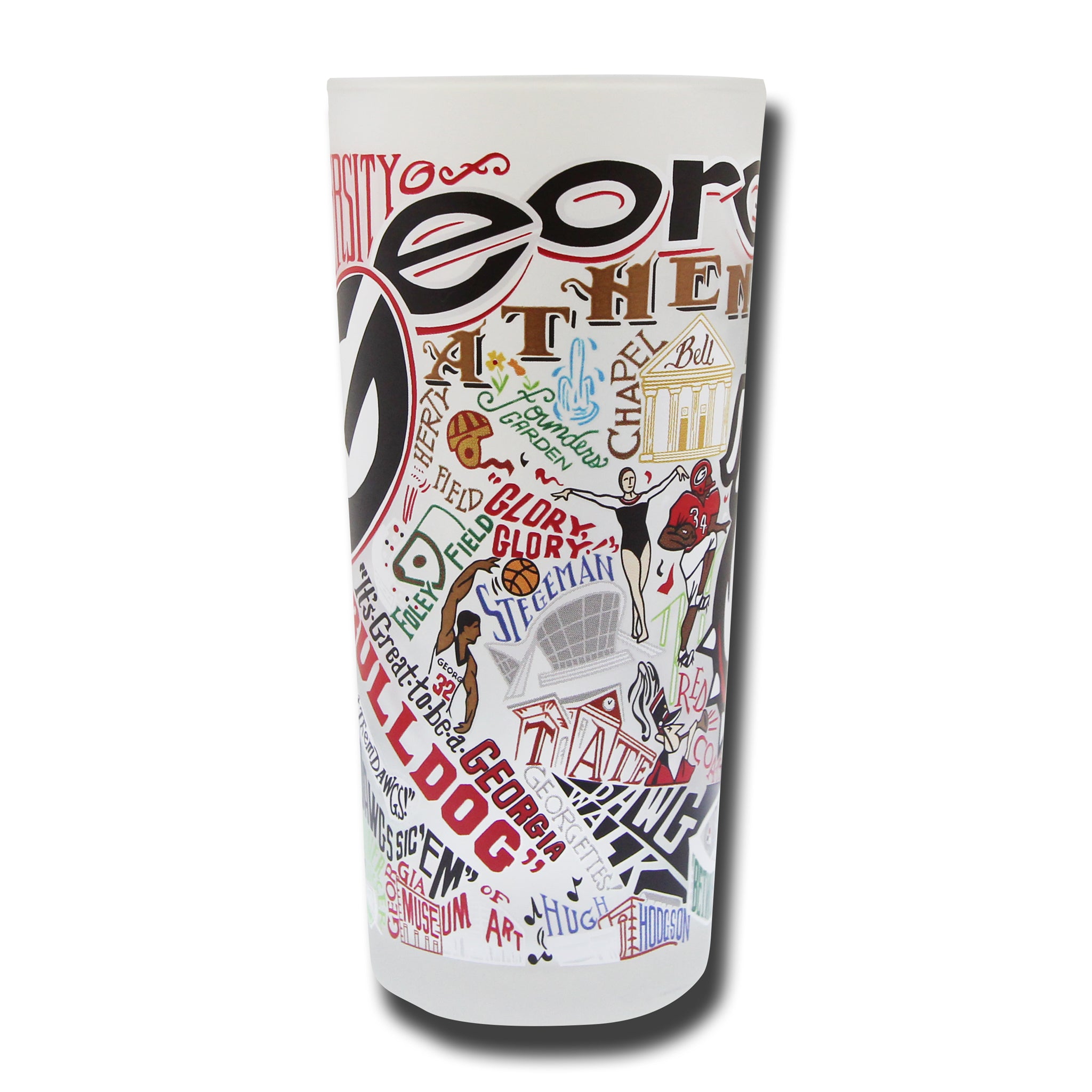 Catstudio University of Georgia Drinking Glass - Thumbnail 2