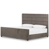 Daphne Sage Worn Velvet King Bed