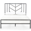 Gideon Vintage Black Queen Bed