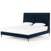 Potter Modern Velvet Ink King Bed