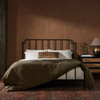 Zara Midnight Iron Queen Bed