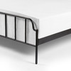 Zara Midnight Iron Queen Bed