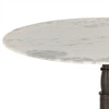Lucy Carbon Wash Round Dining Table 60"