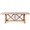 Trellis Waxed Pine Dining Table 84"