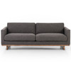 Everly Thames Ash Upholstered Track Arm Modern Sofa 84"