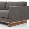 Everly Thames Ash Upholstered Track Arm Modern Sofa 84"