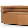 Evie Palermo Cognac Leather Sofa 88"