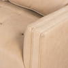 Kiera Palermo Nude Leather Sofa 90"