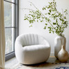 Audie Knoll Natural Swivel Chair