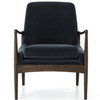Braden Modern Velvet Shadow Chair
