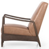 Braden Dakota Warm Taupe Leather Recliner