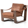 Cesar Heirloom Sienna Leather Chair