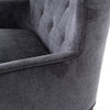 Clermont Charcoal Worn Velvet Chair