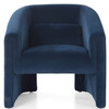 Elmore Modern Velvet Ink Chair