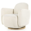 Enya Gibson White Swivel Chair