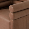 Evie Palermo Cognac Leather Swivel Chair